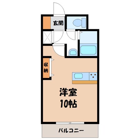 宇都宮駅 徒歩33分 1階の物件間取画像